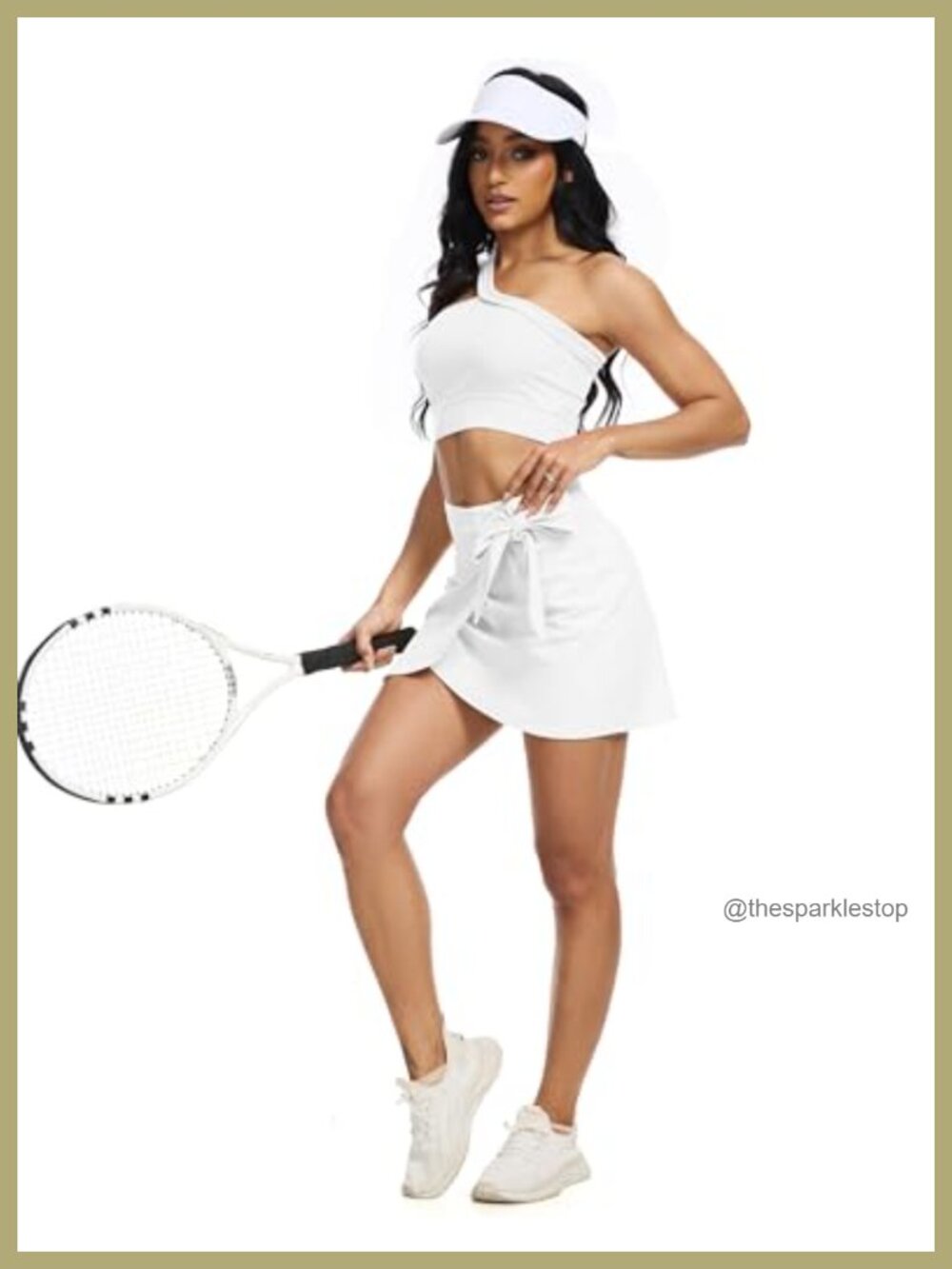 Wrap Skort for Women with Pockets and Tummy Control - Picture 5 of 6